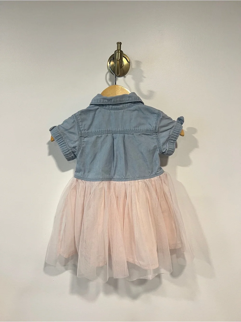 Oshkosh Bgosh Button Shirt Tulle Dress